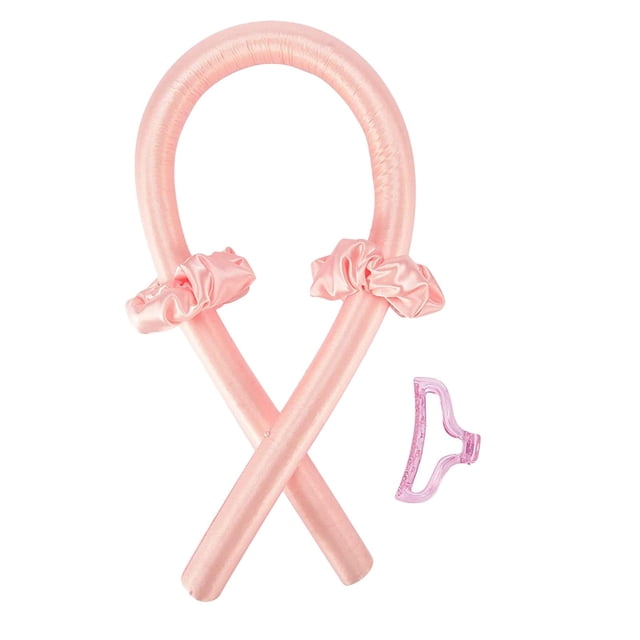 Diadema Zulema con Varilla que se encrespa sin calor rosa