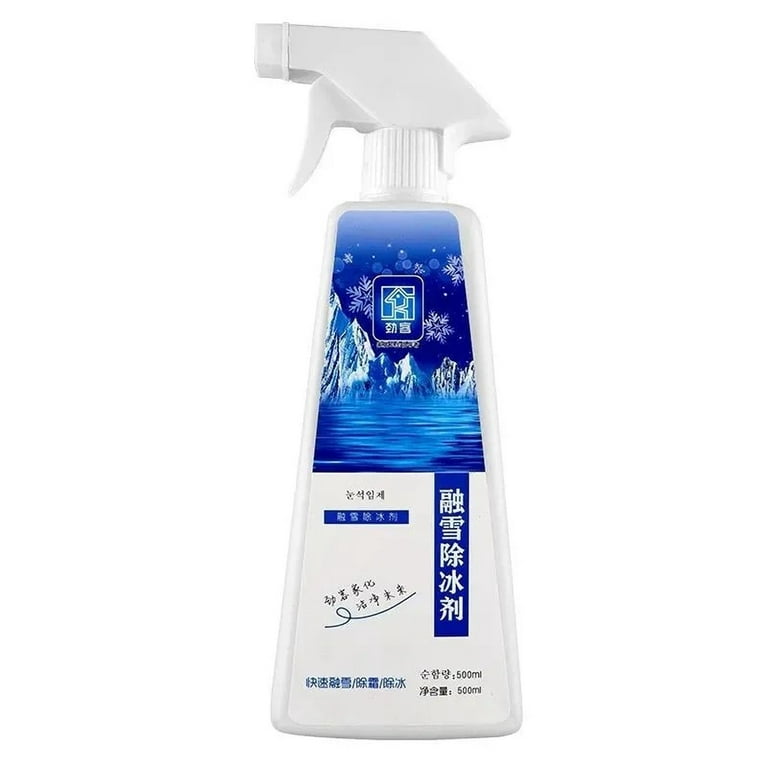 Snow Melting Spray Deicing Agent For Car Windshields, Windows, Mirrors,  Windshield Deicer Spray Snow Melting Defrost Liquid For Snow Ice Fast  Melting