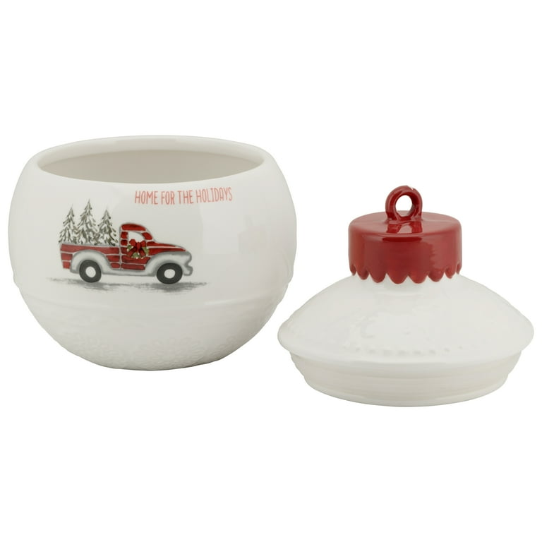 10 Strawberry Street Winter Wonderland Ornament Cookie Jar