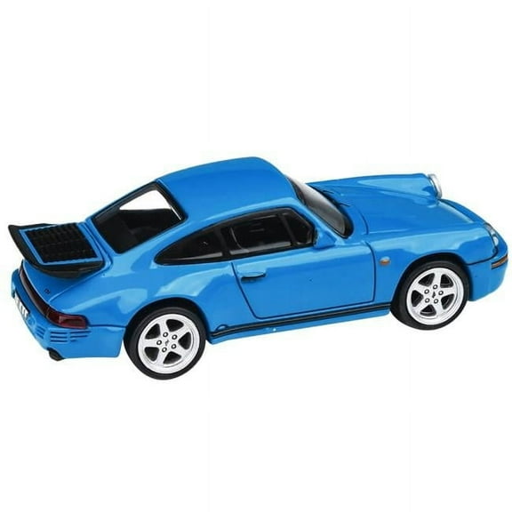 1987 RUF CTR Racing Blue 1/64 Diecast Model Car by Paragon Models