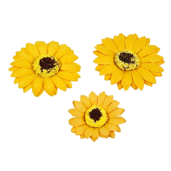 Recollections Yellow Sunflower Paper Flowers, 12 Packs: 36 ct. (432 total)