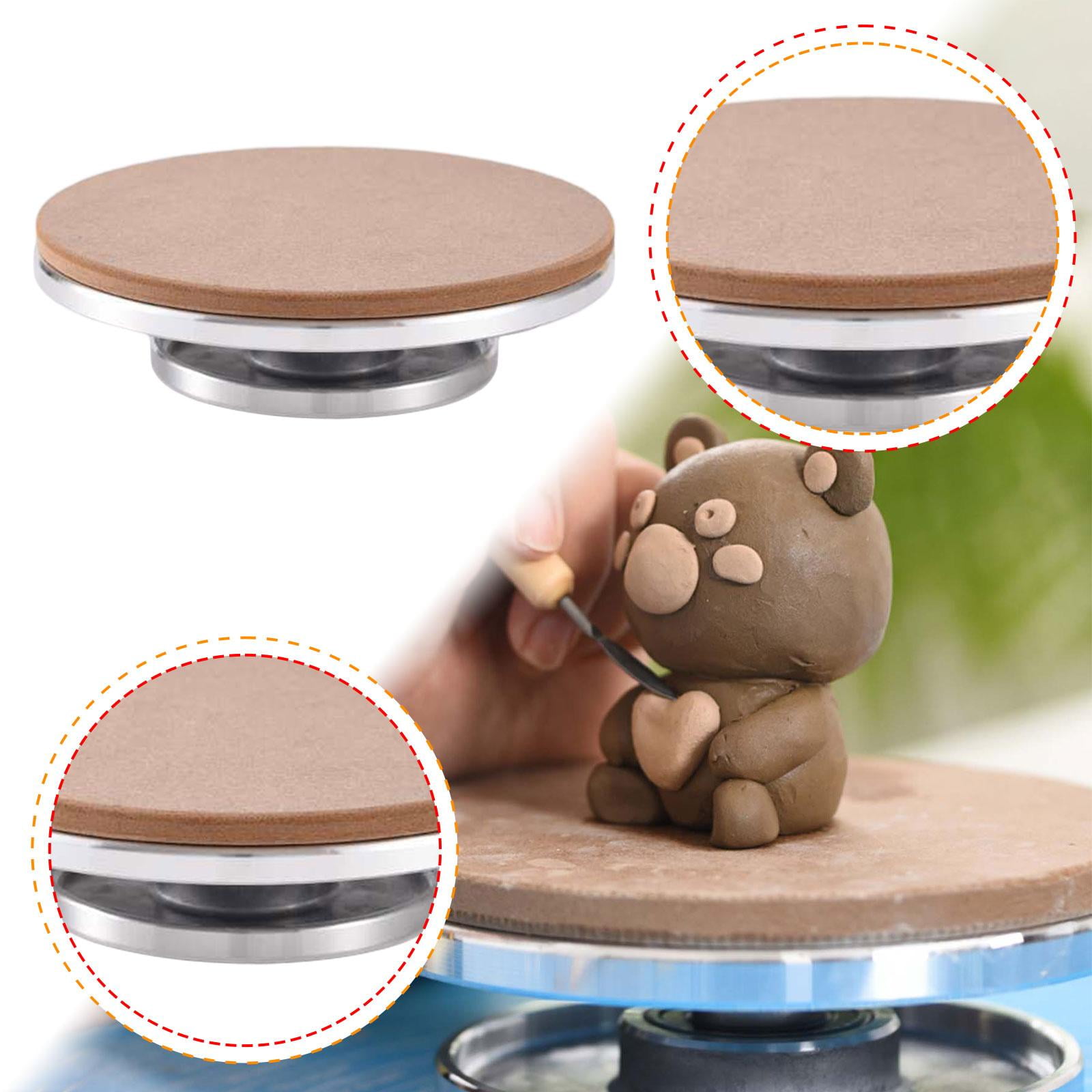 FVDPWYE Sculpting Wheel Turntable Heavy Duty Rotating Turntable for Ceramic Art Spraying 20cm