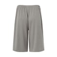thumbnail image 5 of COMVALUE Women's 2026 Sport Knit High Rise Elastic Waist Capri Pants (Grey, M), 5 of 5