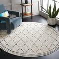 thumbnail image 2 of SAFAVIEH Melody Andrea Modern Area Rug, Ivory/Black, 6'7" x 6'7" Round, 2 of 8