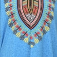 thumbnail image 5 of Gypsie Blu Women Tunics Dress Short 3/4 Sleeves Caftans for Ladies Casual Dresses, 5 of 5