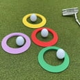 thumbnail image 2 of Hyasfey Silicone Golf Putting Ring Indoor Outdoor All-Direction Practice Golf Hole Putting Cup Putting Accuracy Trainer Golf Training Aid Golf Accessories, 2 of 7