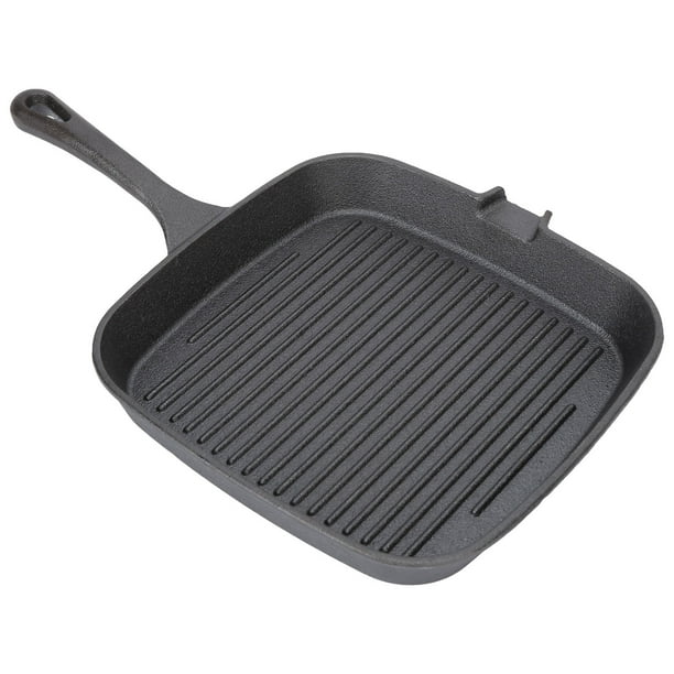 Steak Skillet??, Iron?Material Grill Pan Fast?Heat?Conduction For