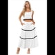 thumbnail image 2 of Conjunto de Playa de Verano de 2 Piezas para Mujer, Informal, Sin Mangas, Camiseta Corta y Falda Larga de Cintura Alta. S, 2 of 9