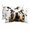 White, Snow, Tangerine, Black, variant on Halloween Outdoor Pillows for Chaise Lounge Chair Waterproof Lumbar Pillows with Insert&Adjustable Elastic Strap Beach Headrest Pillow Horror Skull Cat Cute Ghost Pumpkins Neck Pool Pillow 11"x16"