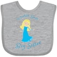 thumbnail image 3 of Inktastic World's Best Big Sister Girls Baby Bib, 3 of 4