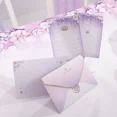 thumbnail image 2 of Cheerland Floral Crown Invitations - Lavender, 12 Set, 2 of 7