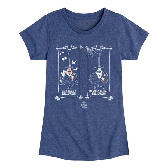 The Nightmare Before Christmas - When It's Halloween Fitted Short Sleeve Graphic T-Shirt