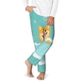thumbnail image 2 of Hirioo Dogs Loves Bath for Teenagers' Pajama Pants Womens Lounge Pants with Pockets Pj Bottoms Pants for Men-XS(5-6), 2 of 6