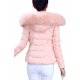 thumbnail image 5 of Chaqueta parka acolchada de algodón de invierno para mujer con capucha de piel sintética Xemadio CJWUS-3461, 5 of 7