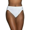 thumbnail image 2 of 3 Pairs Vanity Fair Women's Illumination Hi Cut Panties, 13108, White, Size 5, 2 of 5