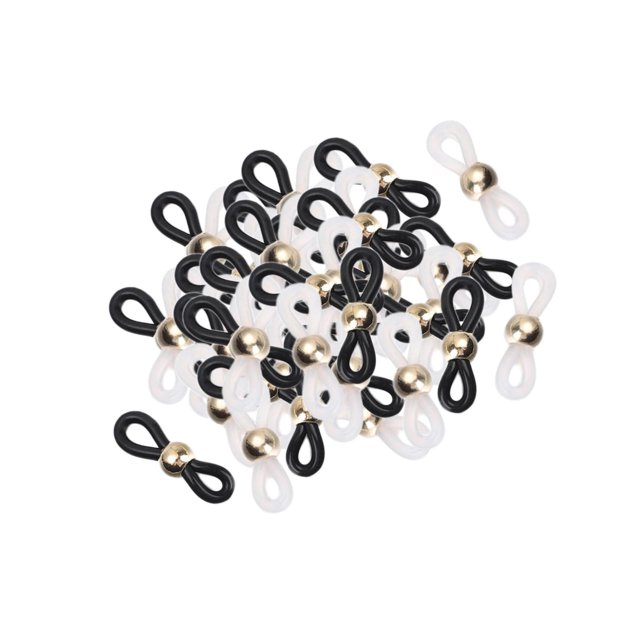 relayinert 50Pcs Stylish Eye Glasses Spectacle Chain Strap Holder Loop Ends Type A 50 Pcs 1Set
