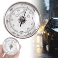 thumbnail image 1 of 70Mm High Precision Barometer,3 in 1 All Season Wall Hanging Thermometer,Household Weather Instrument with Adjustable Calibration,Predict Weather Accurately,for Indoor Air Pressure Monitoring(Silver), 1 of 9
