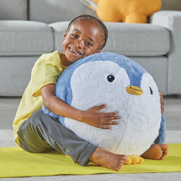 hand2mind BubblePlush Yoga Ball Buddy - Penguin - Walmart.com