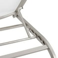 thumbnail image 2 of Lounge Chair Chaise, Set of 4, Aluminum, Metal, Steel, White, Modern Contemporary Urban Design, Outdoor Patio Balcony Cafe Bistro Garden Furniture Hotel Hospitality, 2 of 5