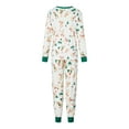 thumbnail image 5 of DuAnyozu Holiday Family Pajamas Matching Sets Christmas PJs with Mama Bear Printed Romper Plaid Pants Sleepwear, 5 of 10