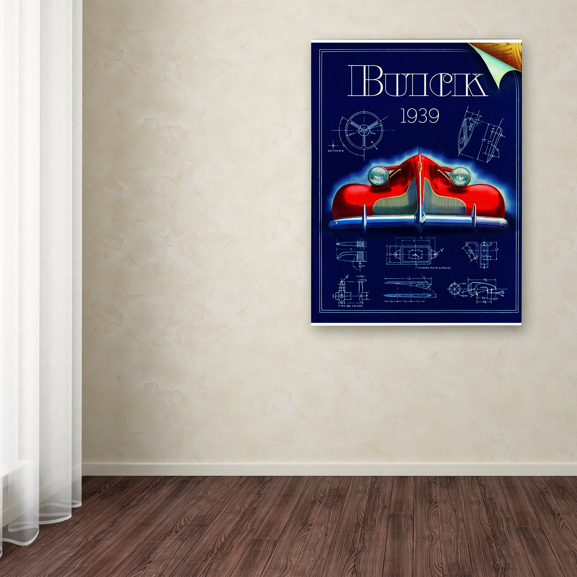 Trademark Fine Art 'Ad Wheels 5' Canvas Art by Vintage Lavoie
