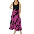 thumbnail image 1 of YFELWZ Robe Élégante Imprimée Grande Taille Printemps Été pour Femmes Violet G, 1 of 5