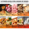 thumbnail image 5 of ML-EM45PIT(SS) Countertop Microwave Oven with Inverter Technology, Kitchen Essentials, Smart Sensor, Auto Defrost, 1.6 Cu.ft, 13.6" Removable Turntable, 33lb.&1250W, Stainless Steel, 5 of 5