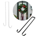 thumbnail image 6 of NOGIS 15 Inches Double Side Wreath Hanger Over The Door - Large Wreath Metal Hook for Christmas Wreath Front Door Hanger - Holds 2 Wreaths with This 2 Sided Hanger (Black), 6 of 7