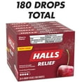 thumbnail image 2 of Halls Cherry Cough Drops for Coughs, Sore Throats, Nasal Passages, 20 Packs of 9 Drops (180 Count), 2 of 7
