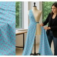 thumbnail image 5 of Soimoi Blue Cotton Poplin Fabric Flamingo Bird Print Fabric by Yard 56 Inch Wide, 5 of 7