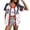 White2, variant on Unir Light Polyester Women 4th Of July Baseball Button Up , Patriotic USA Star Striped Short Sleeve Casual Shirt, Loose Summer Holiday Layering Outer Top, S-XXXXXL, True To Size