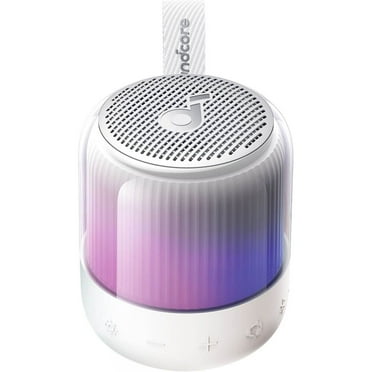 Soundcore by Anker Glow Portable Wireless Speaker with Light Show - White