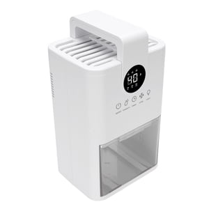 Petit déshumidificateur, déshumidiateur compact à domicile 1L Réservoir d'eau pour salle de bains US Connecteur
