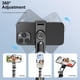thumbnail image 5 of Trípode con palo selfie de 67 pulgadas para  con  remoto, soporte para teléfono y tornillo de 1/4 de pulgada, trípode extensible esencial de viaje para teléfono celular, cámara, soporte, 5 of 7