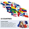 thumbnail image 2 of Anley Latin America 23 Countries String Flags - Assorted Latino Flag Banners for Heritage Hispanic Month International Events Conference Party Decoration Sports Bars - 32 Ft 23 Flags, 2 of 7