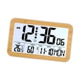 thumbnail image 4 of Reloj digital con pilas y alarma doble para gimnasio, sala de estar y aprendizaje. H180H marrón claro, 4 of 9