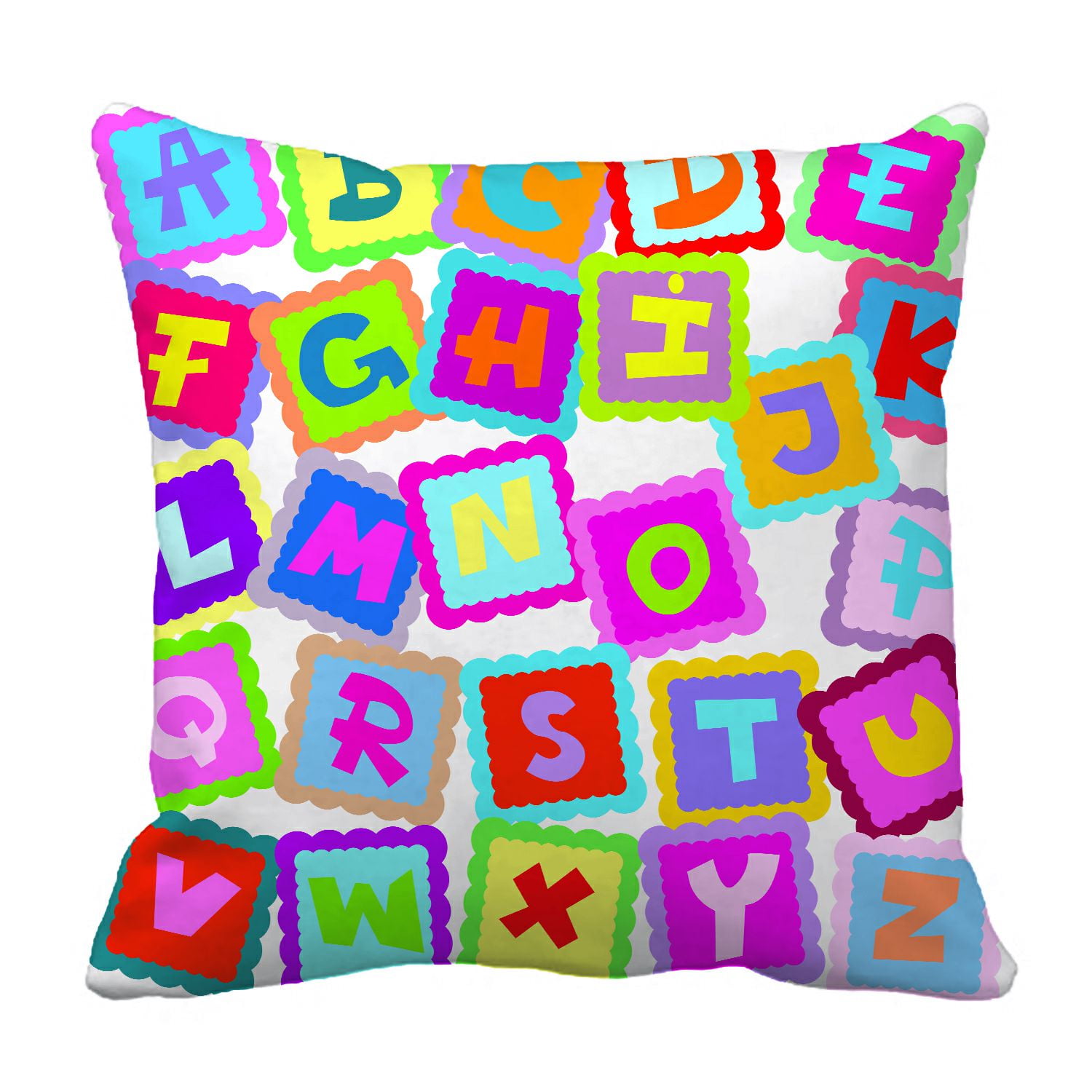 PHFZK Educational Pillow Case, ABC Alphabet Fun Learning Chart