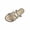 Gold, variant on YgkuHd Women's Summer Slippers,Women's Fashionable Casual Versatile Trendy Flat Decorative Sparkly Plus-Size Shoes Spring/Summer Comfortable Slippers for Summer Season, Daily Wear