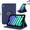 Navy, variant on Rotating Case for New iPad Mini 6 (8.3 inch) - 360 Degree Rotating Protective Stand Cover iPad Mini 6th Generation Leather Case with Auto Sleep/Wake, Purple