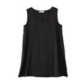 thumbnail image 2 of Amazhiyu Womens Linen V Neck Tunic Tank Tops Summer Casual Sleeveless Long Tank Shirts, 2 of 6