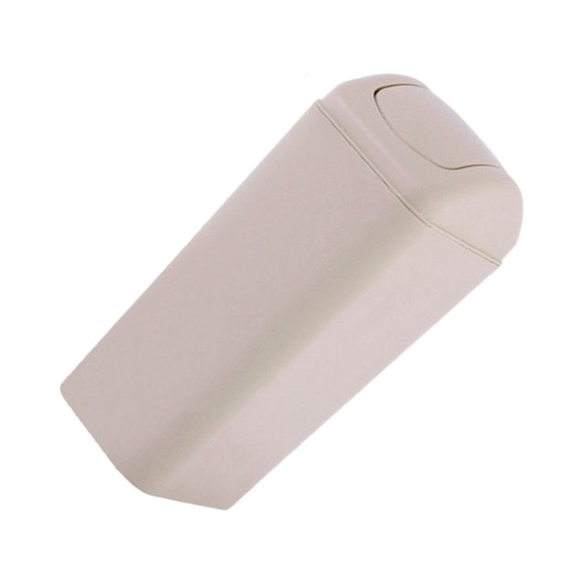 Cubo de basura de plástico duradero y elegante Bewildely Caqui 8L