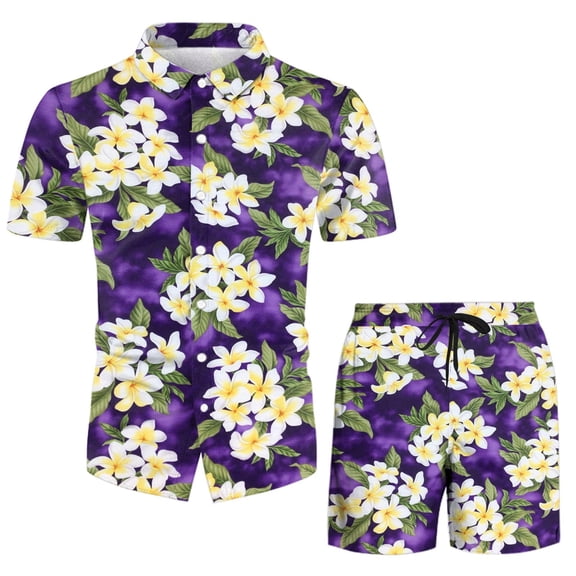 Vedolay Set For Men Casual Summer Mens 2023 Summer 2 Piece Set Short Sleeve T Shirts and Shorts Sets,Sky Blue M