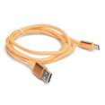 thumbnail image 3 of Cable de carga de cargador USB trenzado de alta resistencia de 1 m Cable de cargador de sincronización de datos GoldType‑C, 3 of 5
