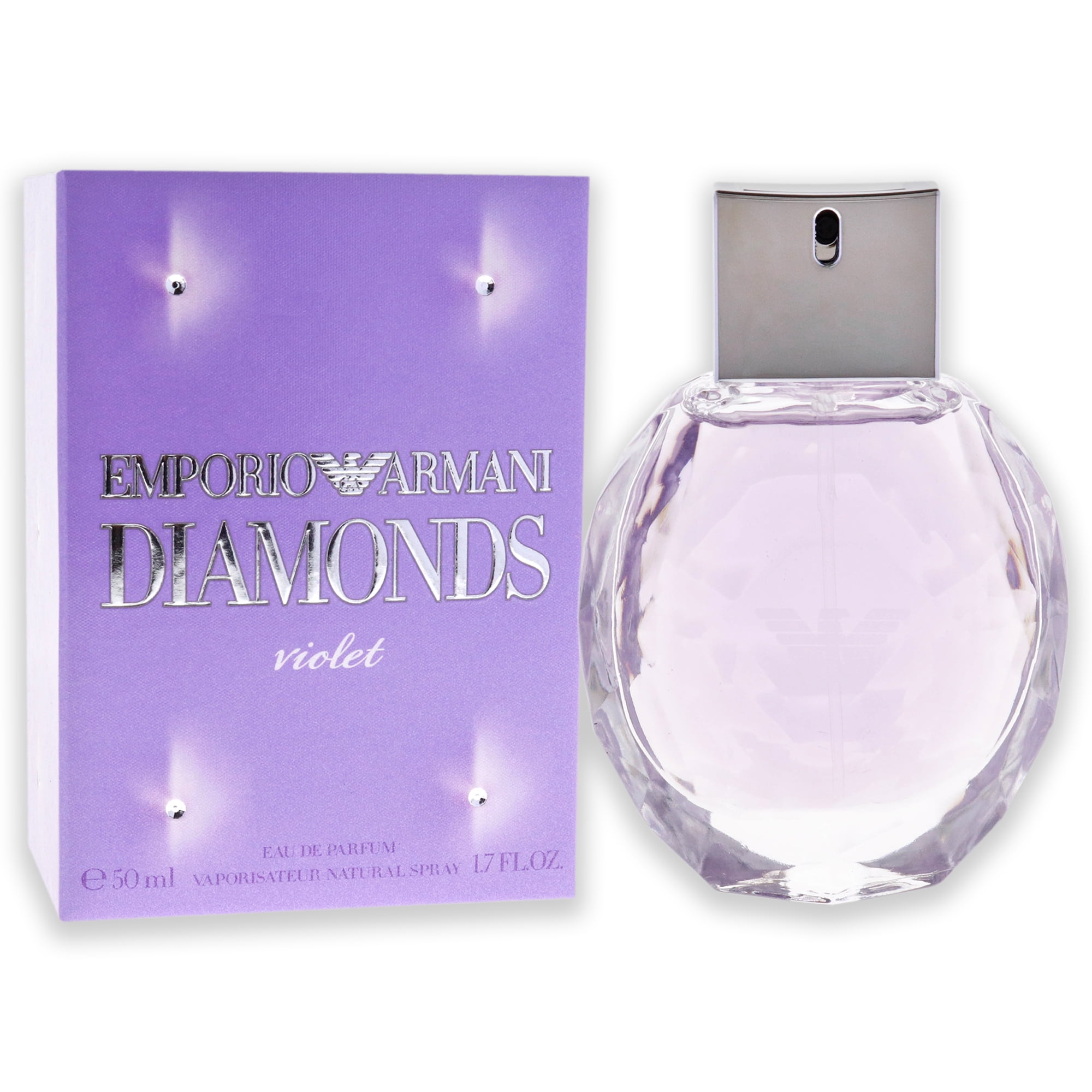 Emporio Armani Diamonds Violet Eau de Parfum, Perfume for Women,  Oz  Full Size 