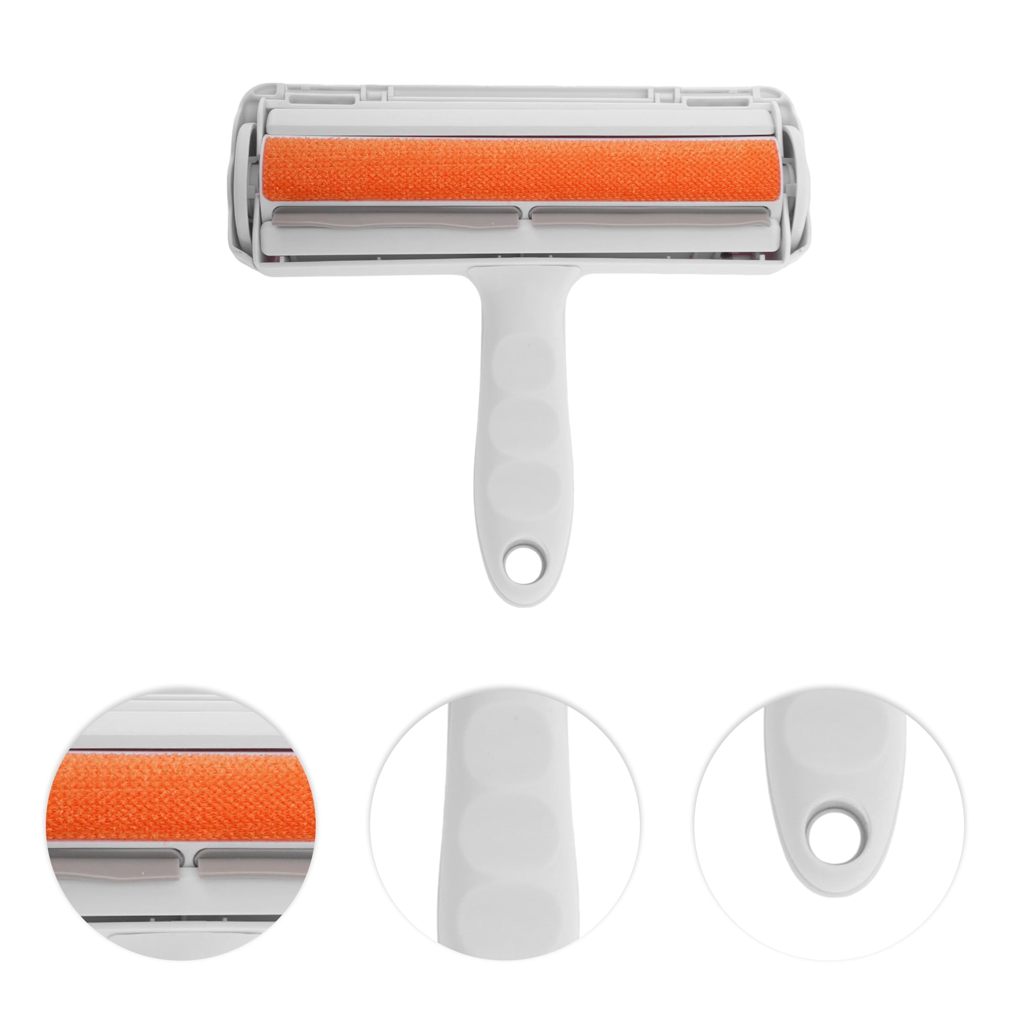 Unique Bargains Durable Roller Pet Hair Remover Tool for Dogs and Cats White
