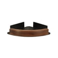 thumbnail image 2 of Walnut Corner Shower Shelf No Drilling Wall Mounted Bathroom Storage Rack with Adhesive, 2 of 6