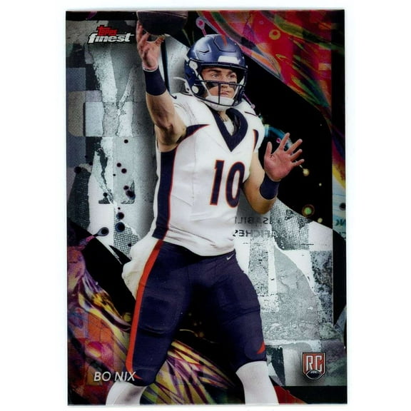 NFL 2024 Topps Finest Football Uncommon Bo Nix #163 (Rookie)