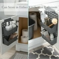 thumbnail image 5 of Simplify 2 Tier over the Cabinet Caddy in Grey, 5 of 13