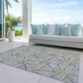 thumbnail image 6 of Addison Rugs Chantille Indoor/Outdoor Transitional Geometric Gray Washable Rectangle Rug, 9' x 12', 6 of 6