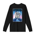 thumbnail image 5 of Beetlejuice Mansion Key Art Adult Black Crew Neck Long Sleeve Tee-Medium, 5 of 7